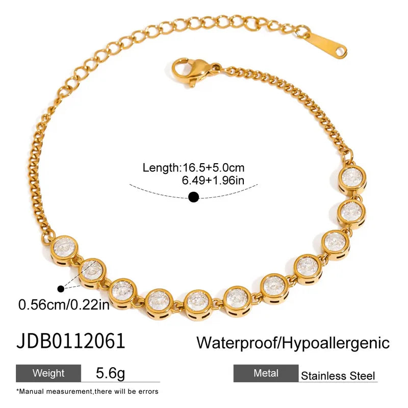 304 Stainless Steel Geometric Modern Style Bracelets