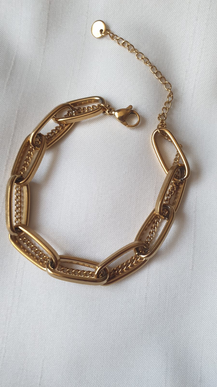 Elegant Double Chain butterfly titanium steel plating bracelets