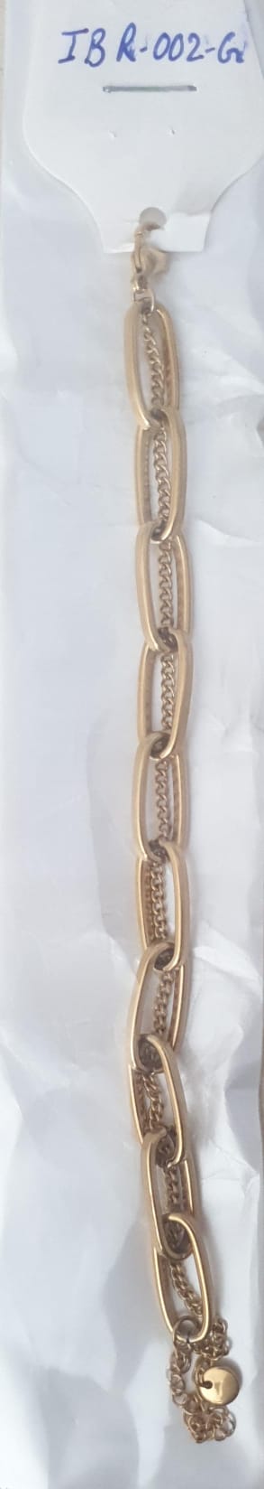 Elegant Double Chain butterfly titanium steel plating bracelets