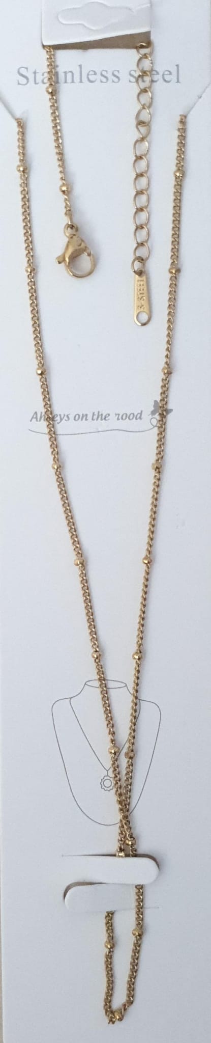 Elegant Gold Light Chain Titanium Steel Plating