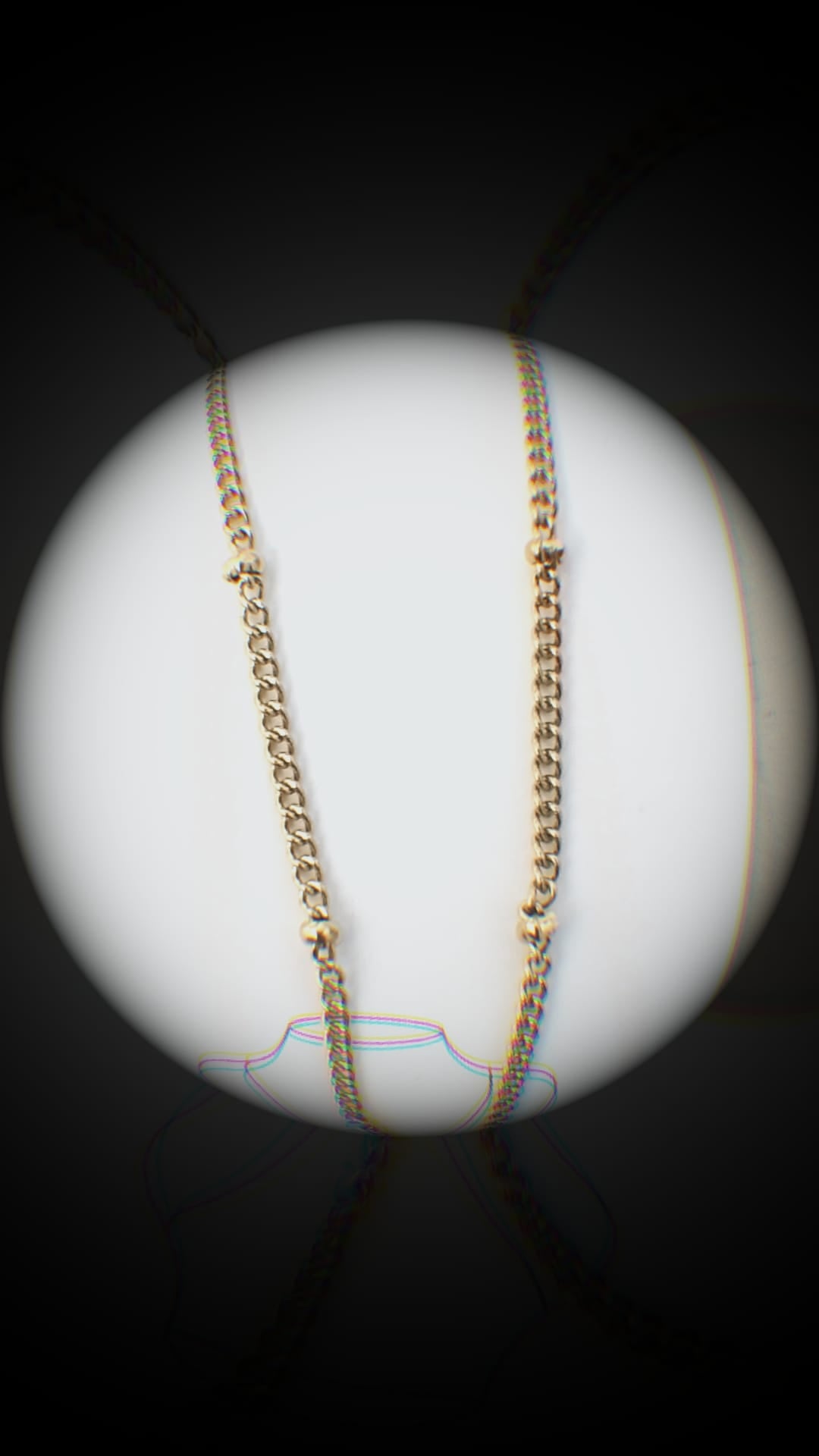 Elegant Gold Light Chain Titanium Steel Plating