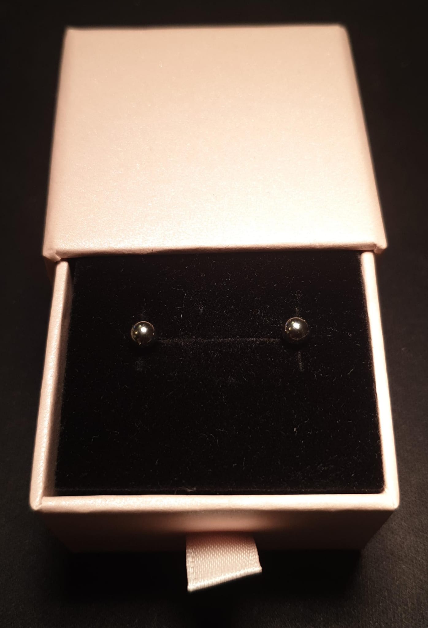 Casual Silver Ball Shape Copper Artificial Ear Studs