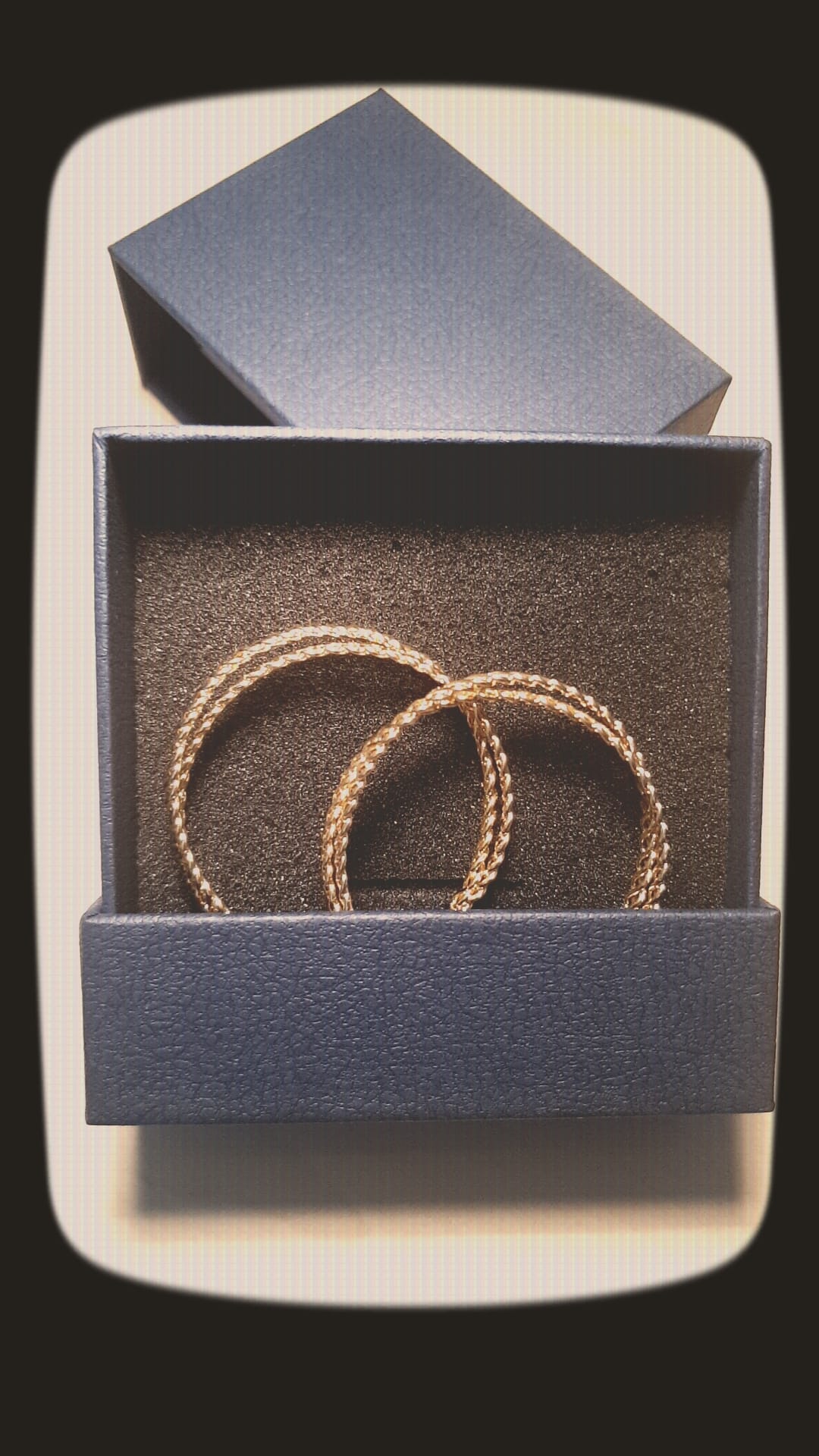 1 Pair Retro Geometric Metal Women's Hoop Earrings