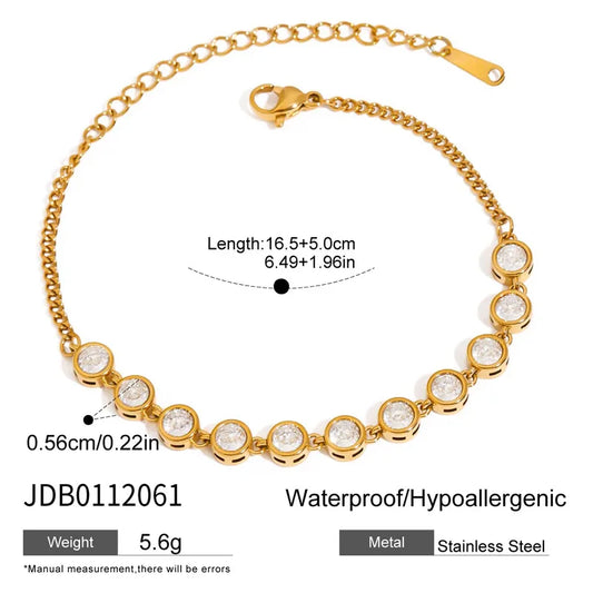 304 Stainless Steel Geometric Modern Style Bracelets