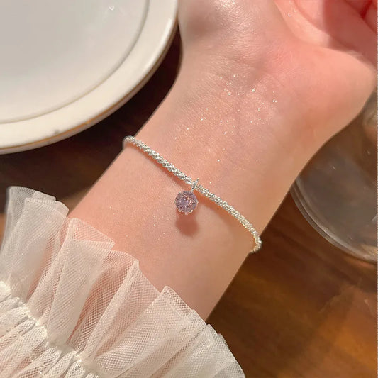 Bracelet For Women Simple Elegant High-End Sensation Minority Design Hand Jewelry Geometric Pattern Alloy