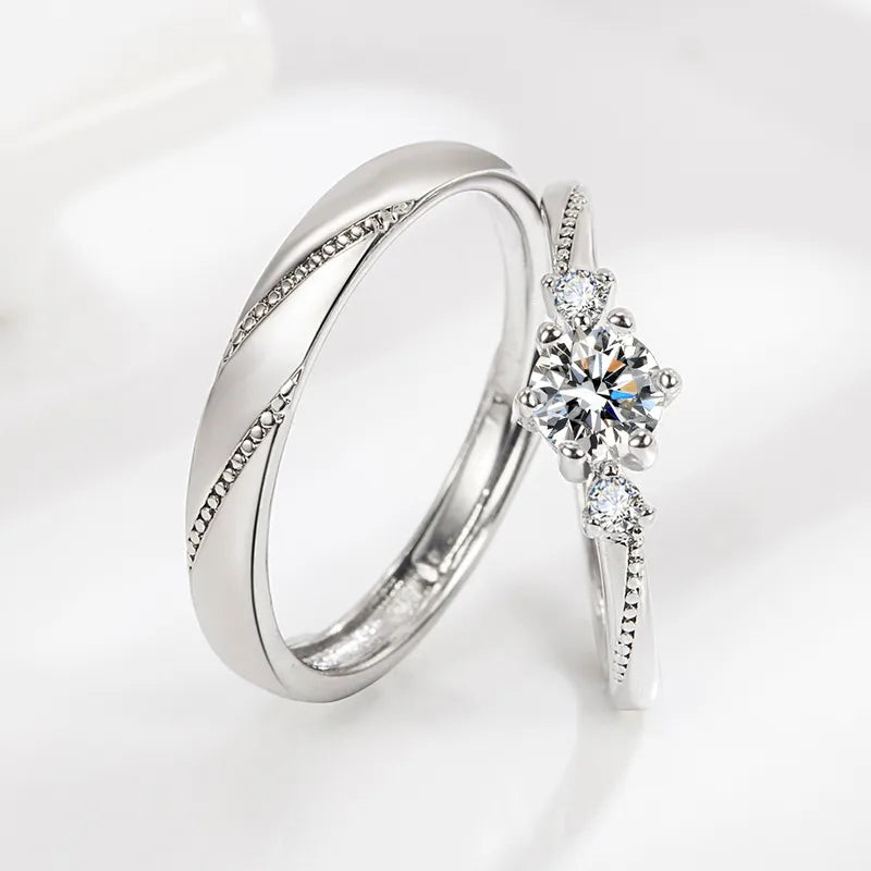 Women's Copper plated White Gold Opening adjustable