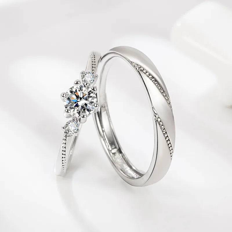 Women's Copper plated White Gold Opening adjustable