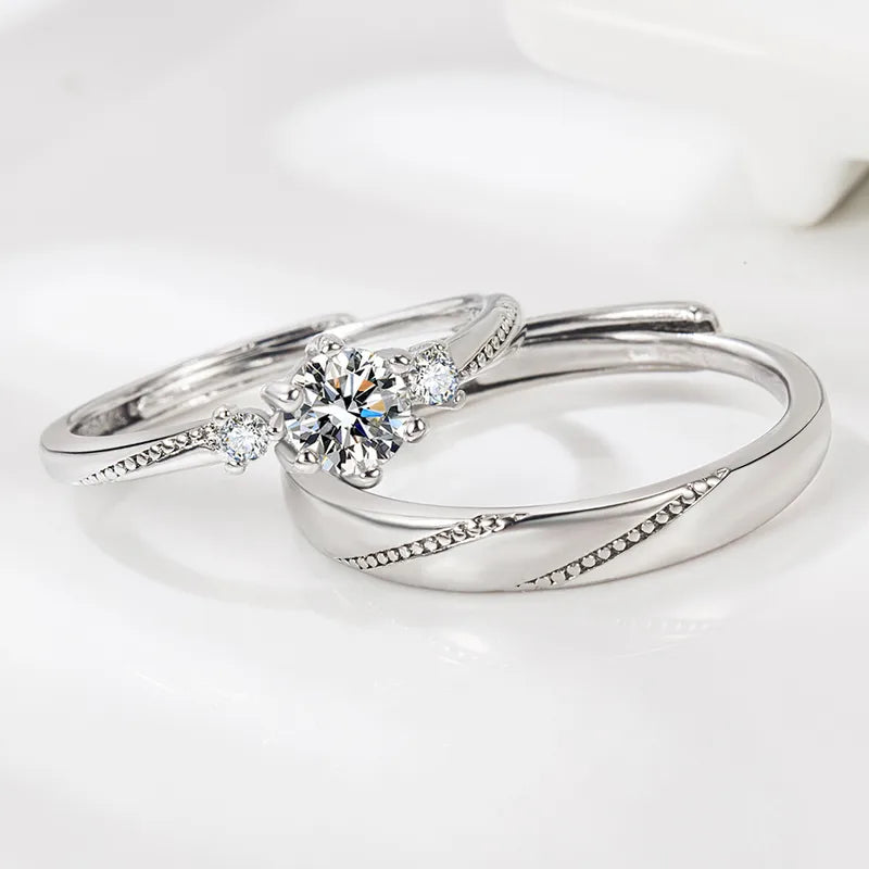 Women's Copper plated White Gold Opening adjustable