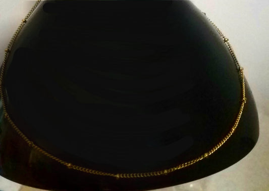 Elegant Gold Light Chain Titanium Steel Plating
