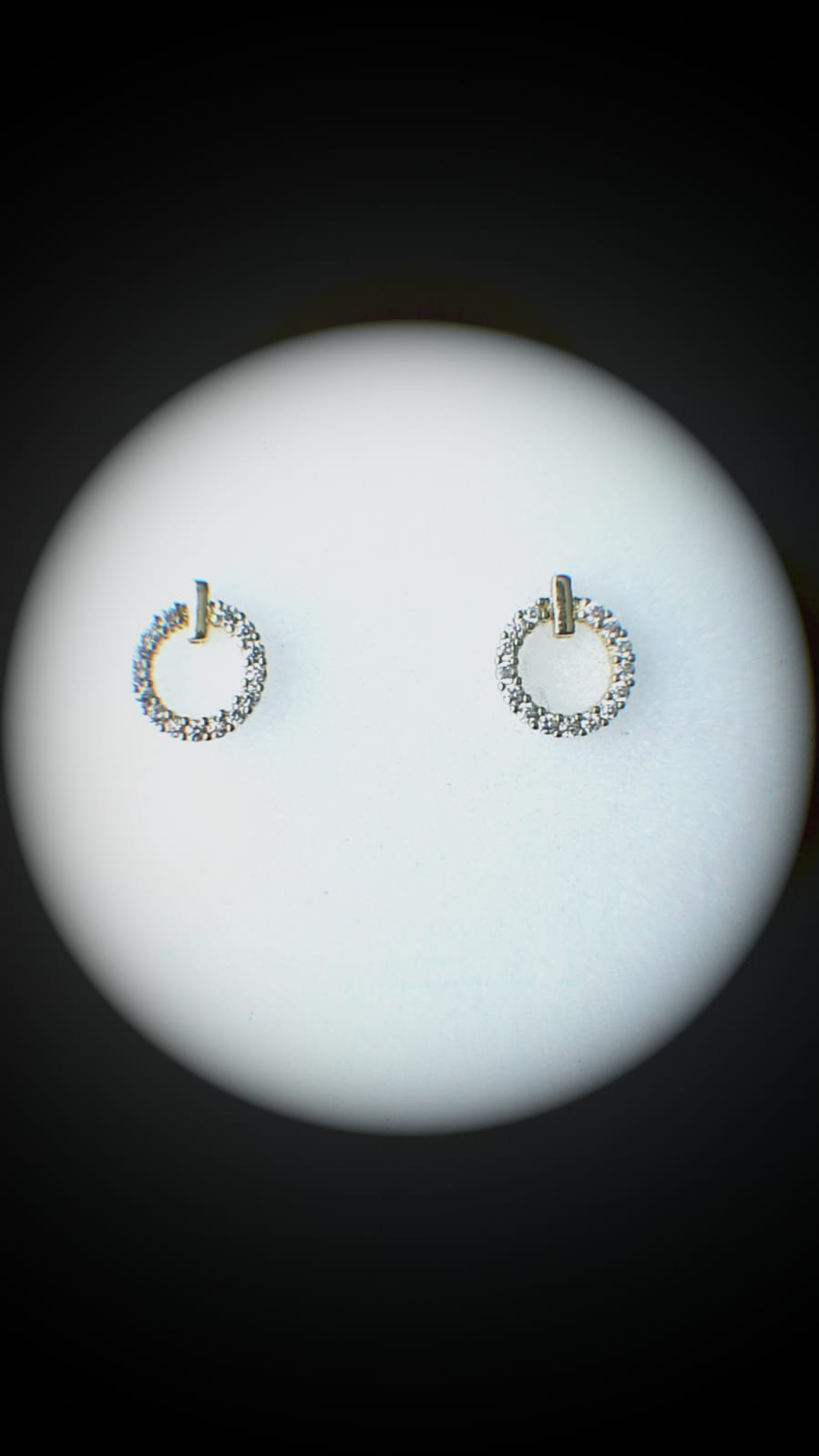 Casual Simple Style Round Square Wings Hollow Out Inlay Copper Zircon 18K Gold Plated Ear Studs