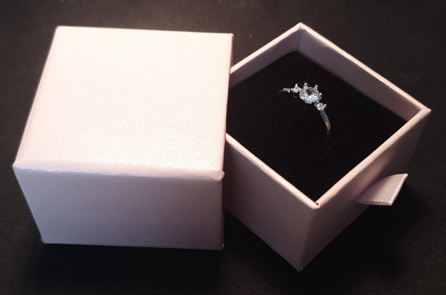 Men And Women Couple Ring Niche Design Filled With Zircon Opening Adjustable Pair Ring