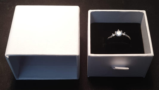 Men And Women Couple Ring Niche Design Filled With Zircon Opening Adjustable Pair Ring