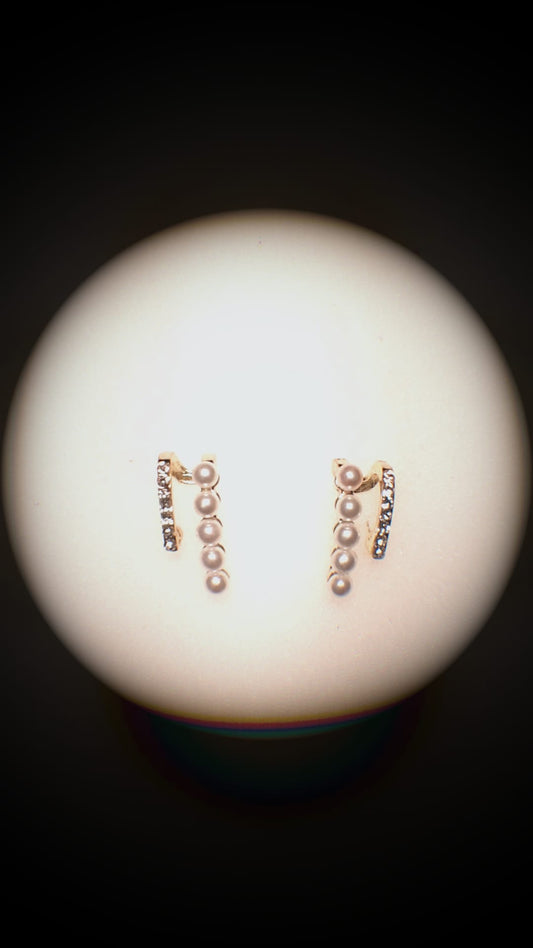 S925 Silver Pin Retro Pearl Series Earrings Women's High Sense Of Niche Temperament Earrings New Personality Earrings Wholesale