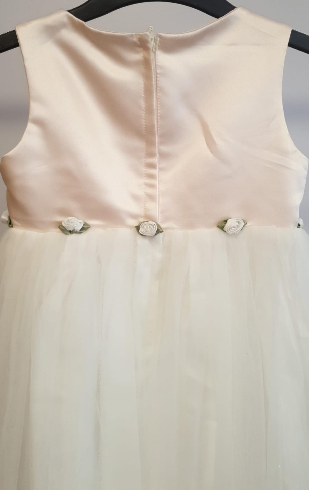 White Baby Dress Pink Top Age 3-4 Years