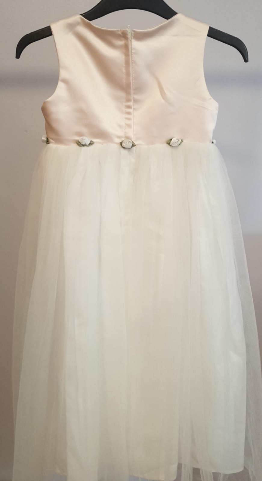 White Baby Dress Pink Top Age 3-4 Years