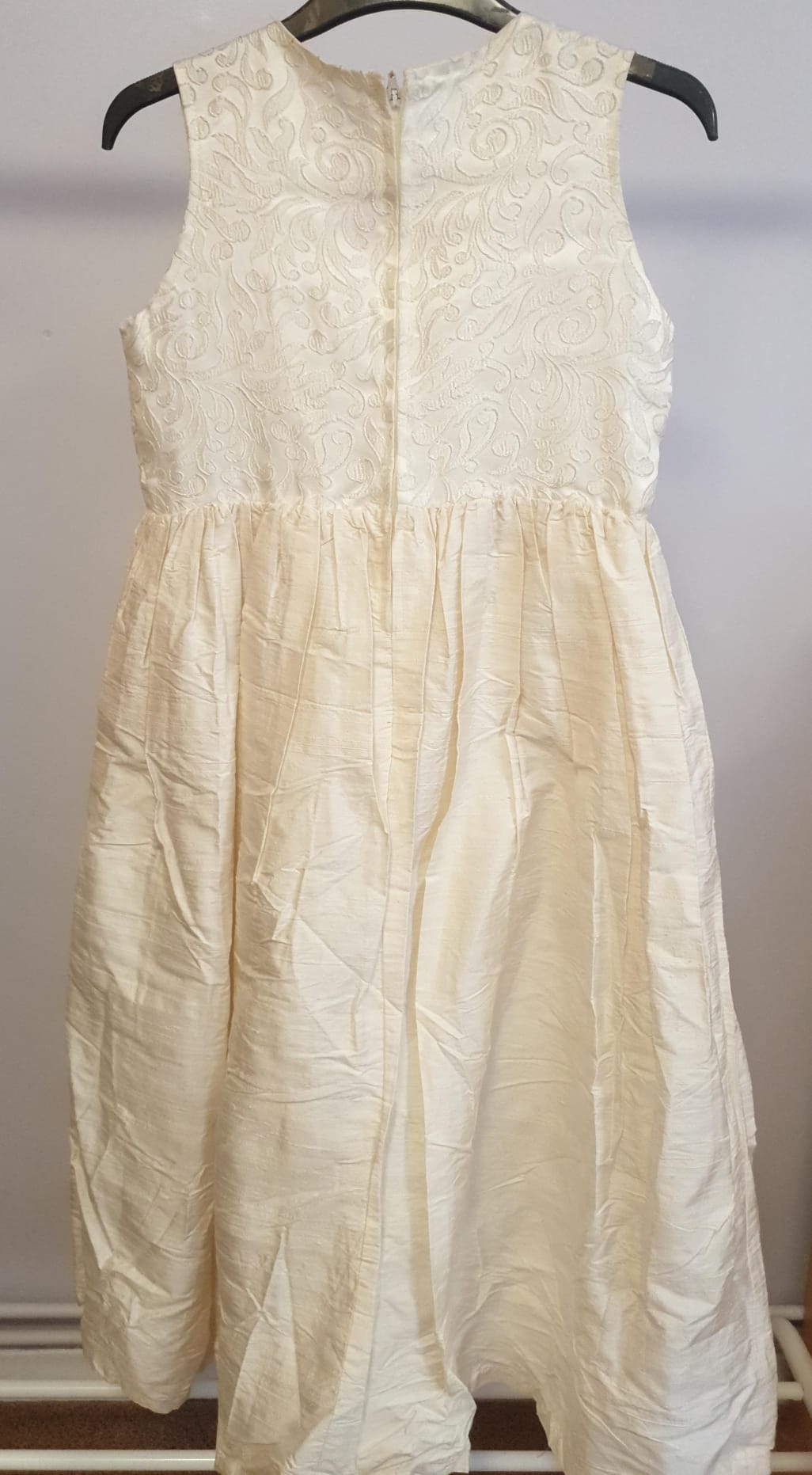 Satin Baby Dress Embroidery Age 8