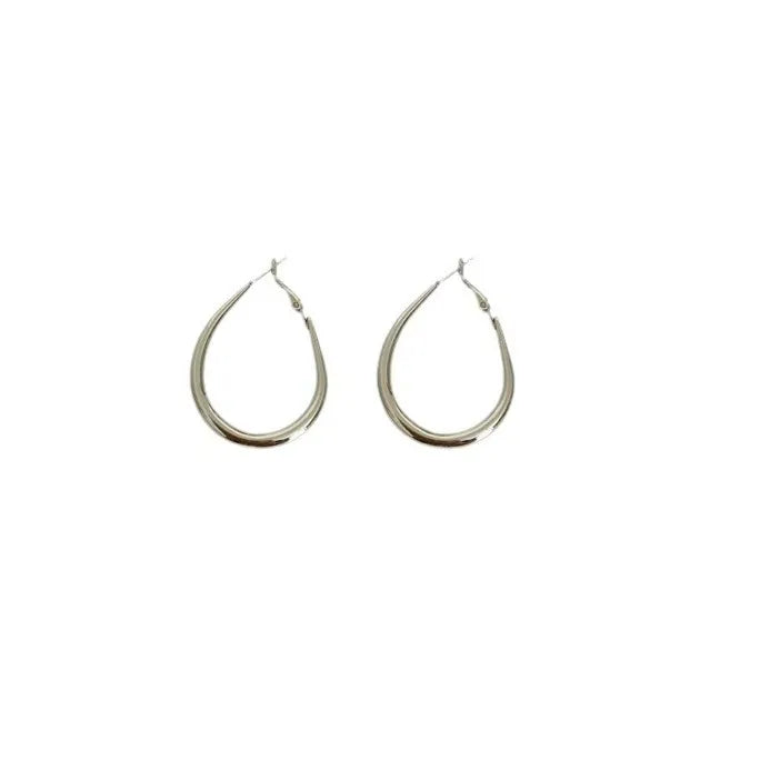 Cool Style Spice Girl's Ear Ring Earrings New Style Simple Round Face Earrings